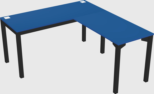 L-shaped desk