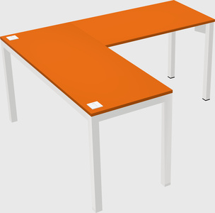 L-shaped desk