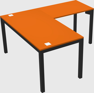 L-shaped desk