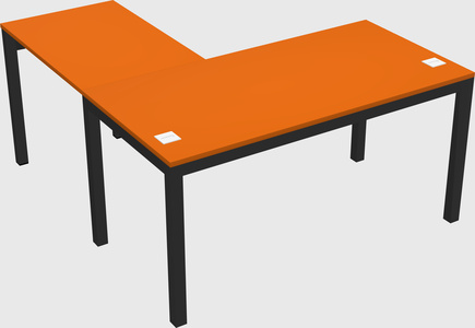L-shaped desk