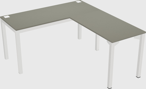 L-shaped desk