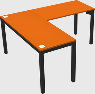 L-shaped desk