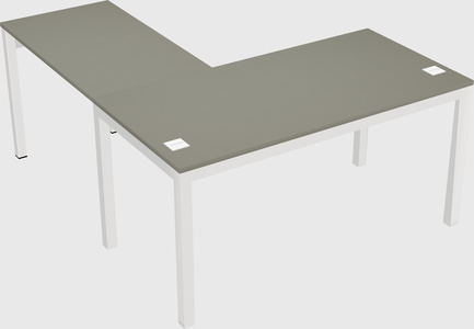 L-shaped desk