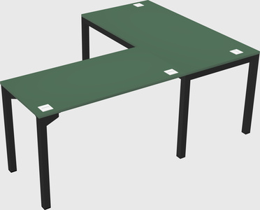 L-shaped desk