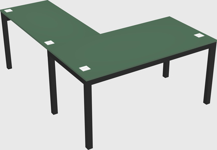 L-shaped desk