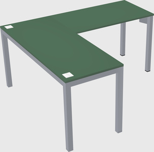 L-shaped desk