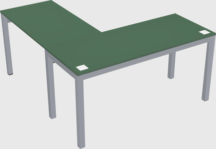 L-shaped desk