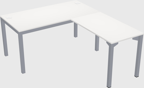 L-shaped desk