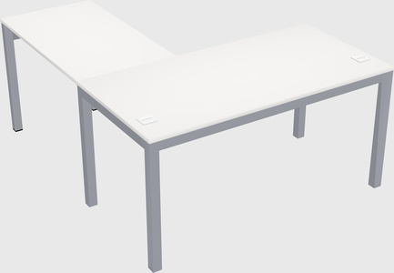 L-shaped desk