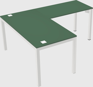 L-shaped desk