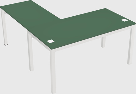 L-shaped desk
