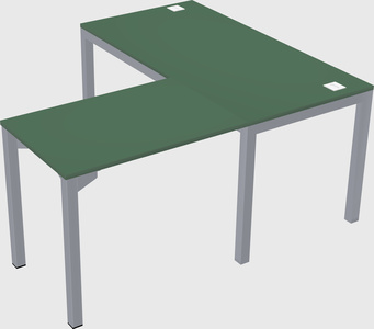 L-shaped desk