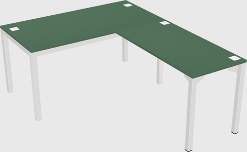 L-shaped desk