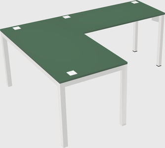L-shaped desk