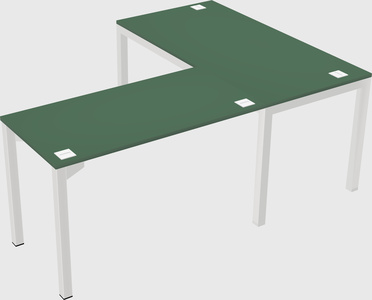 L-shaped desk