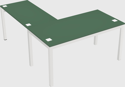 L-shaped desk