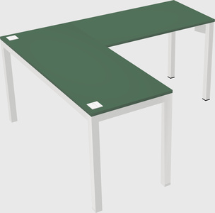 L-shaped desk