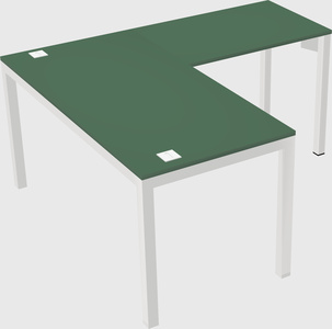 L-shaped desk