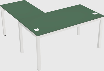 L-shaped desk