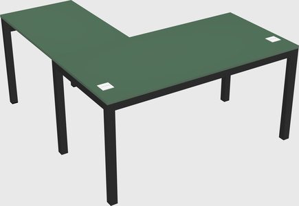 L-shaped desk