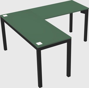 L-shaped desk
