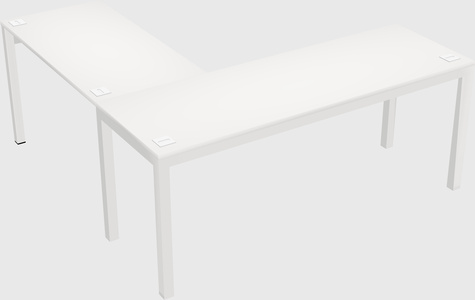 L-shaped desk