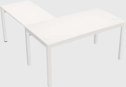 L-shaped desk