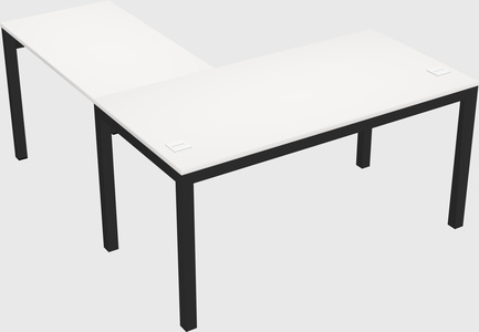 L-shaped desk