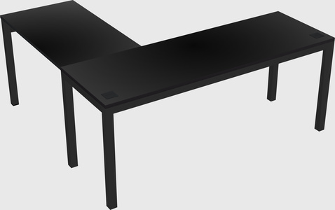 L-shaped desk