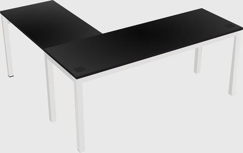 L-shaped desk