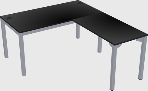 L-shaped desk