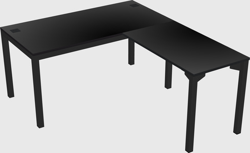 L-shaped desk