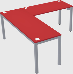 L-shaped desk