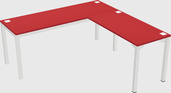 L-shaped desk