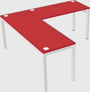 L-shaped desk