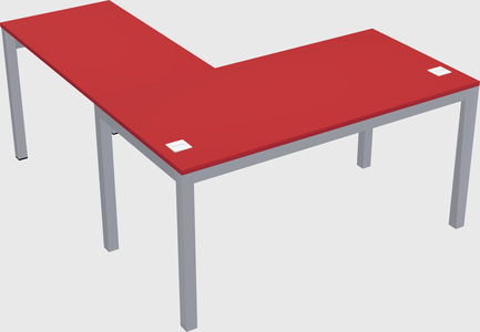 L-shaped desk