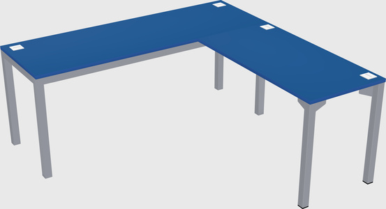 L-shaped desk