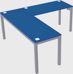 L-shaped desk