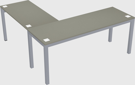 L-shaped desk