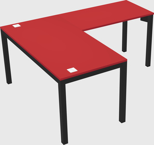 L-shaped desk