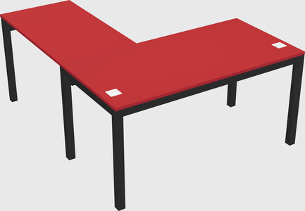 L-shaped desk
