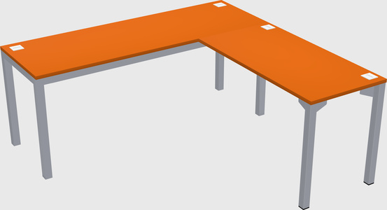 L-shaped desk