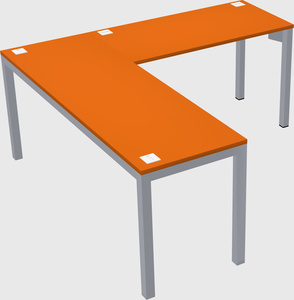 L-shaped desk