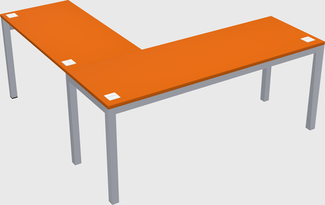 L-shaped desk