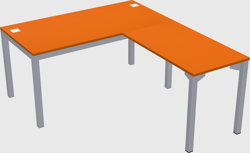 L-shaped desk