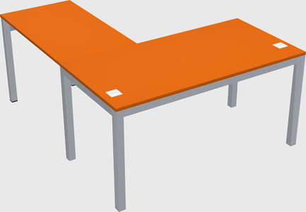 L-shaped desk
