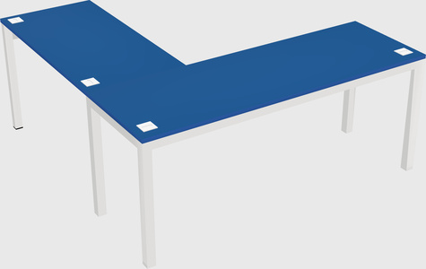 L-shaped desk