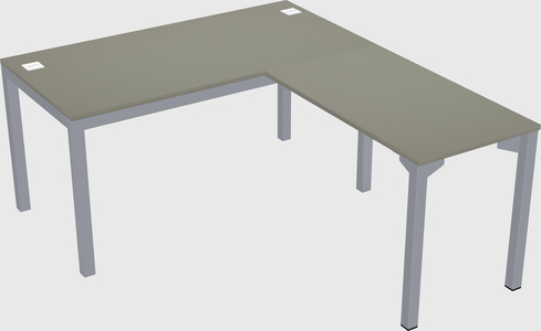 L-shaped desk