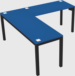 L-shaped desk