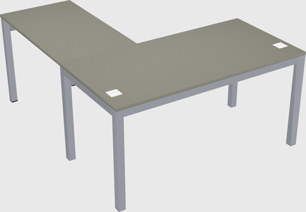 L-shaped desk